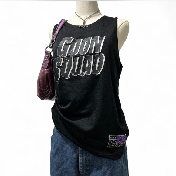 Nike Tops - |Nike| Looney Tunes Reversible Black Turquoise Jersey Tank Top Size Medium